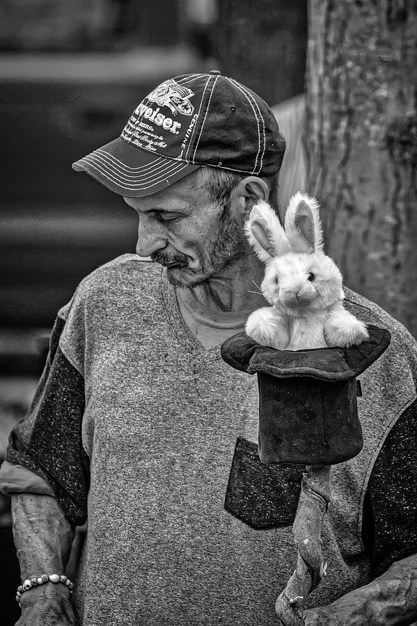 Bunny and the Drummer Photograph by John Haldane
