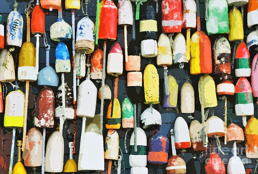 Buoy Wall Mixed Media By Sharon Williams Eng