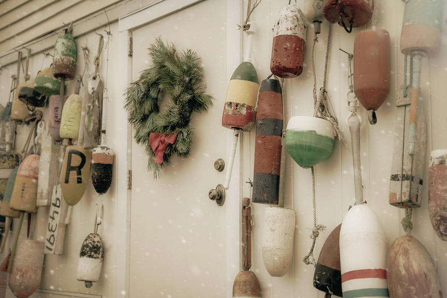 Buoys in Winter by Joann Vitali Buoys in Winter by Joann Vitali
