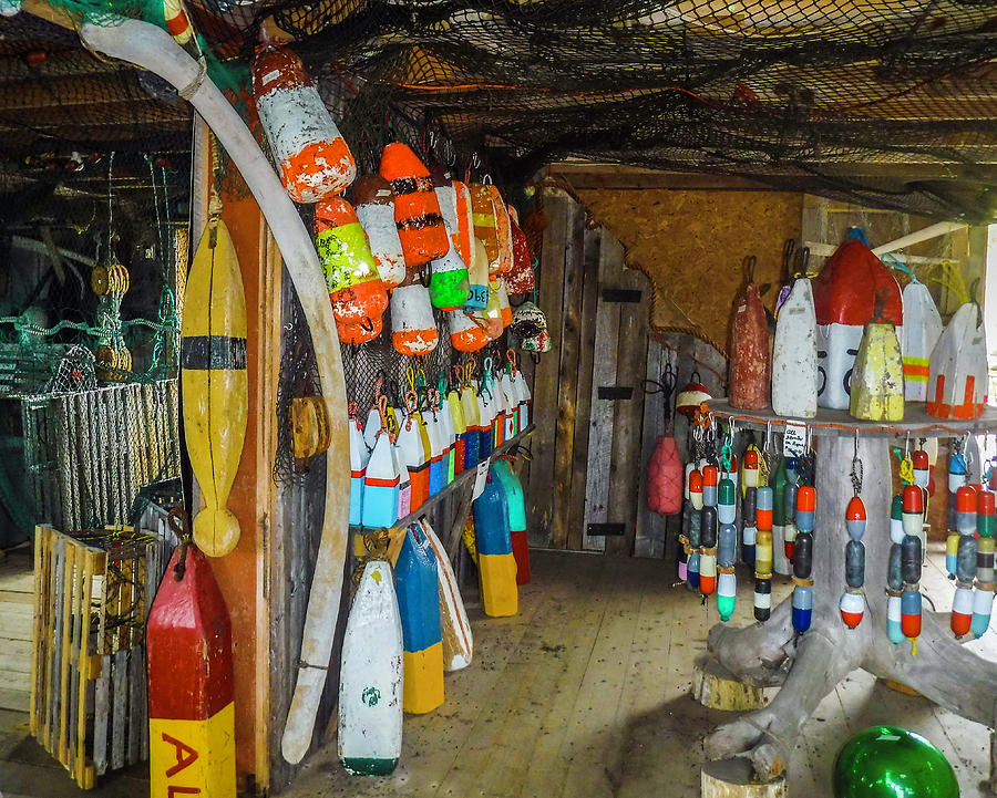 Buoys of Color Photograph by Pheasant Run Gallery