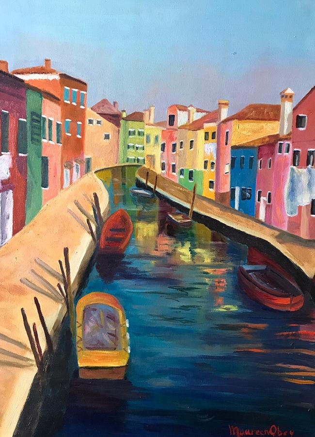 Burano, Italy by Maureen Obey Burano, Italy by Maureen Obey