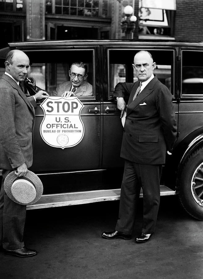 Bureau of Prohibition Agents - 1930 Photograph by War Is Hell Store