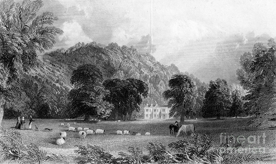 Burford Lodge, Near Box Hill, Surrey Drawing by Print Collector