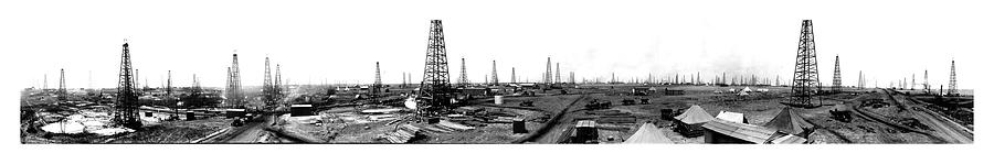 Burk-Waggoner - Oil Field 1919 Photograph by Mike Gibbs - Fine Art America
