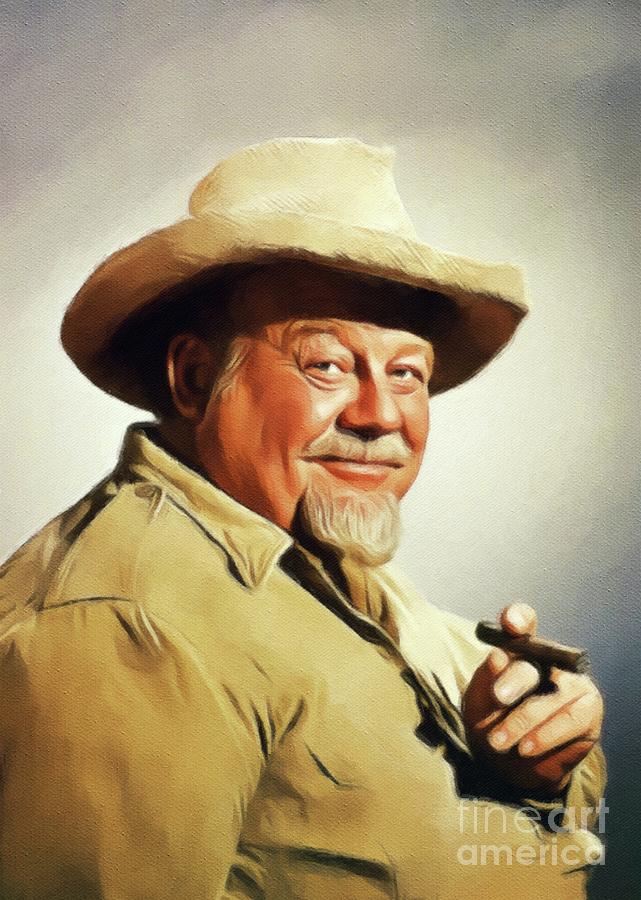 Burl Oves, Music Legend Painting by Esoterica Art Agency