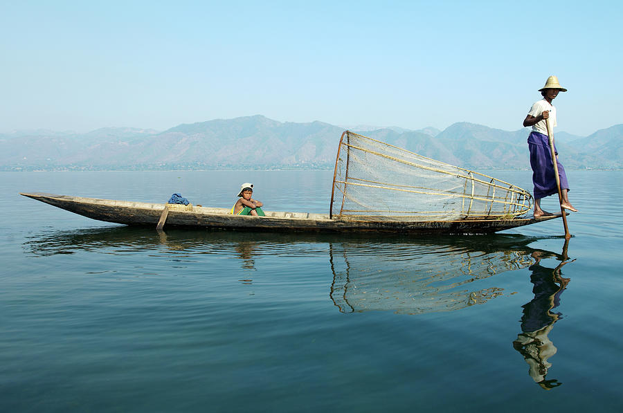 Burma, Myanmar, Inle Lake, Traditional Photograph by Andrea Pistolesi