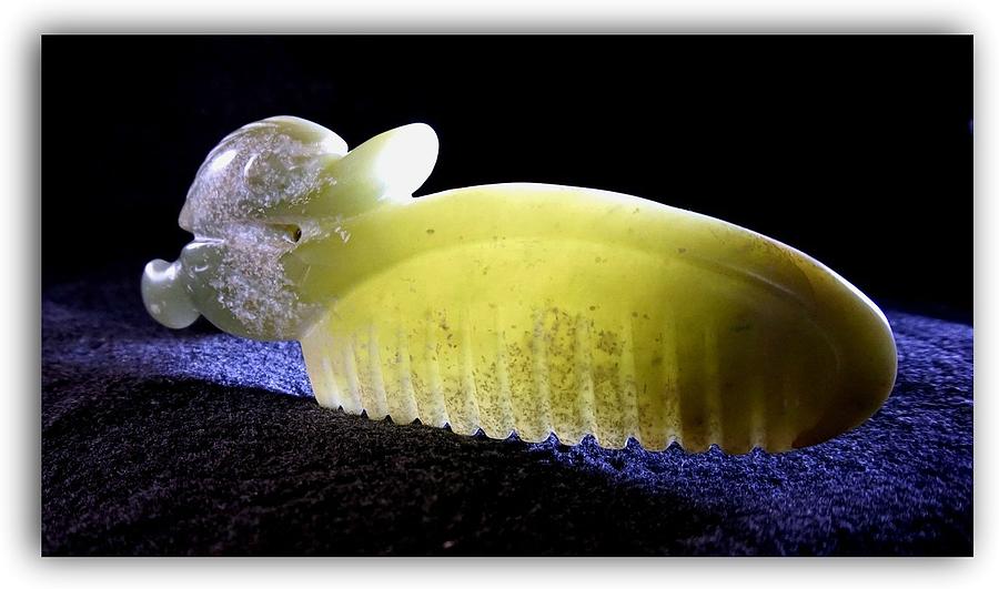 Burmese Jade Duck Comb by Bryan Smith Burmese Jade Duck Comb by Bryan Smith