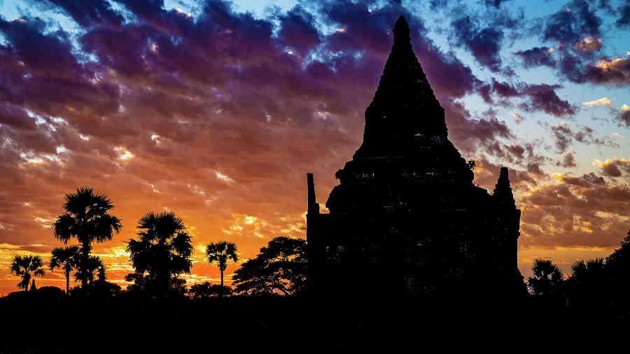 Burmese Sunset Photograph by Chris Lord