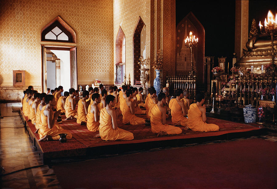 Burmese Temple Photograph by Bert Hardy