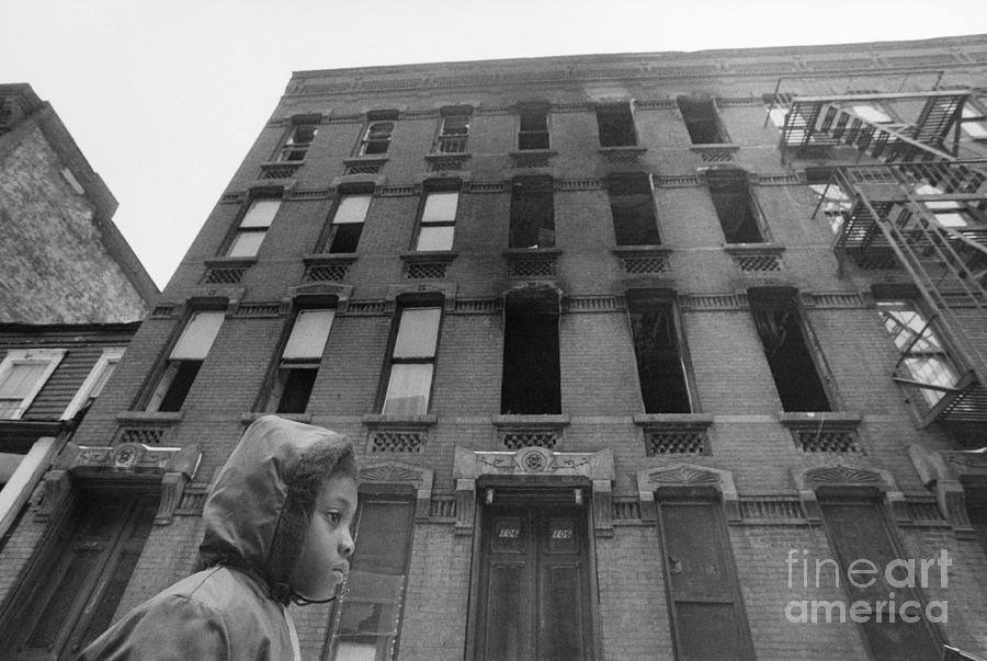 Burned Apartment Building In Harlem Photograph by Bettmann