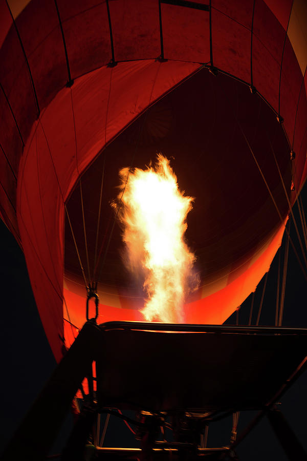 hot air balloon flame