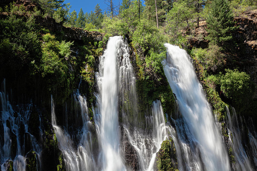 Waterfalls Photograph - Burney Falls #1 by John Heywood Waterfalls Photograph - Burney Falls #1 by John Heywood
