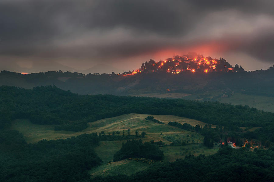 Italy Photograph - Burning City by Andrei Dima Italy Photograph - Burning City by Andrei Dima