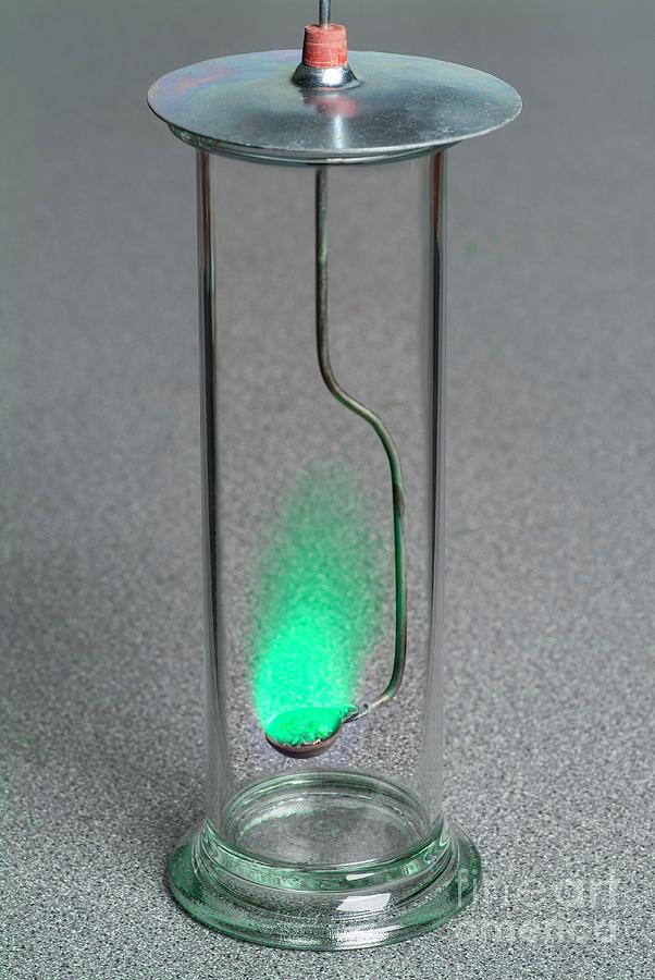 Burning Copper In A Gas Jar Photograph by Martyn F. Chillmaid/science Photo Library