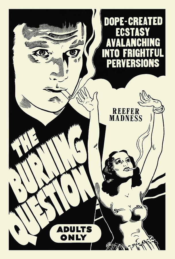 Burning Question - Reefer Madness Painting by Motion Picture Ventures