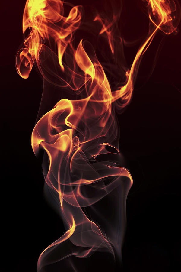 Burning Smoke Series Photograph by Vasiliki