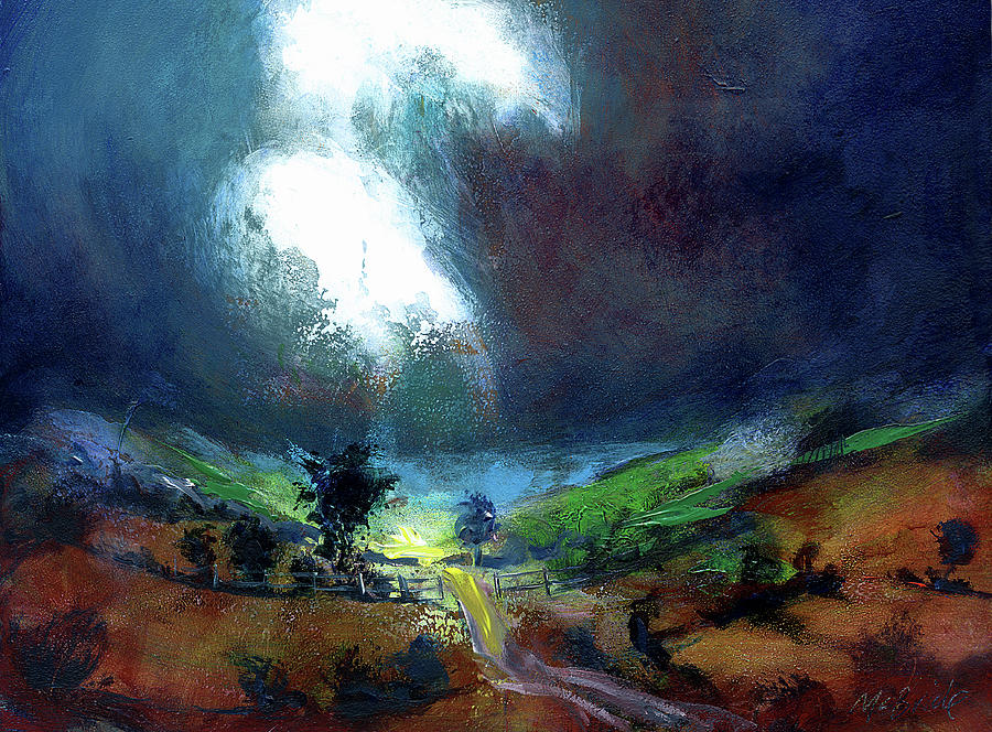 Burst of Light Painting by Neil McBride