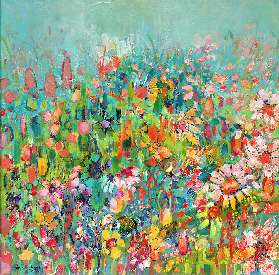 Bursting With Possibilities Painting by Jeannie Douglas | Fine Art America