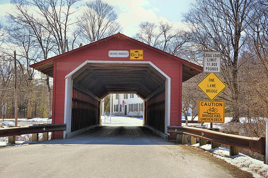 Burt Henry Covered Bridge Vermont Photograph by JAMART Photography