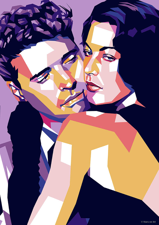 Burt Lancaster and Ava Gardner Digital Art by Movie World Posters