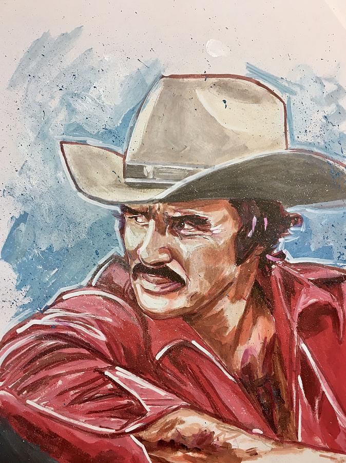 Burt Reynolds Painting by Joel Tesch