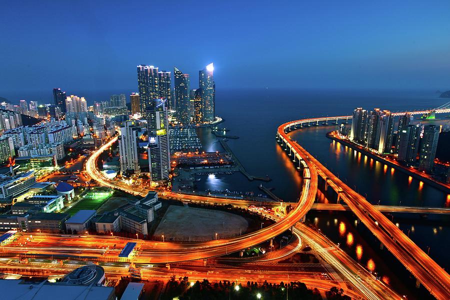 Busan Cityscape Photograph by Photography By Simon Bond