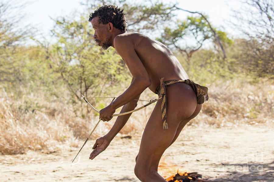 Bushman hunting a8 Photograph by Eyal Bartov
