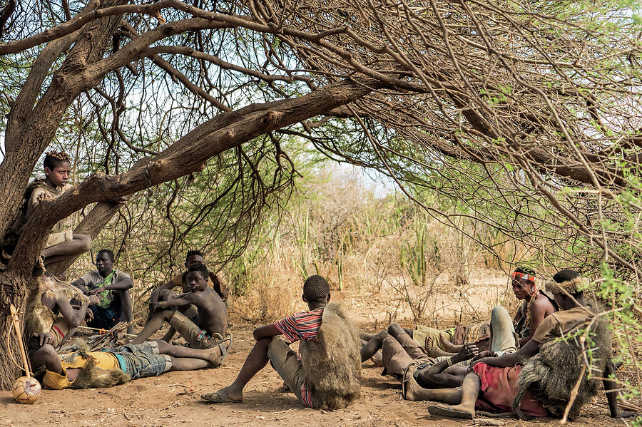 Bushmen at Rest Photograph by Betty Eich