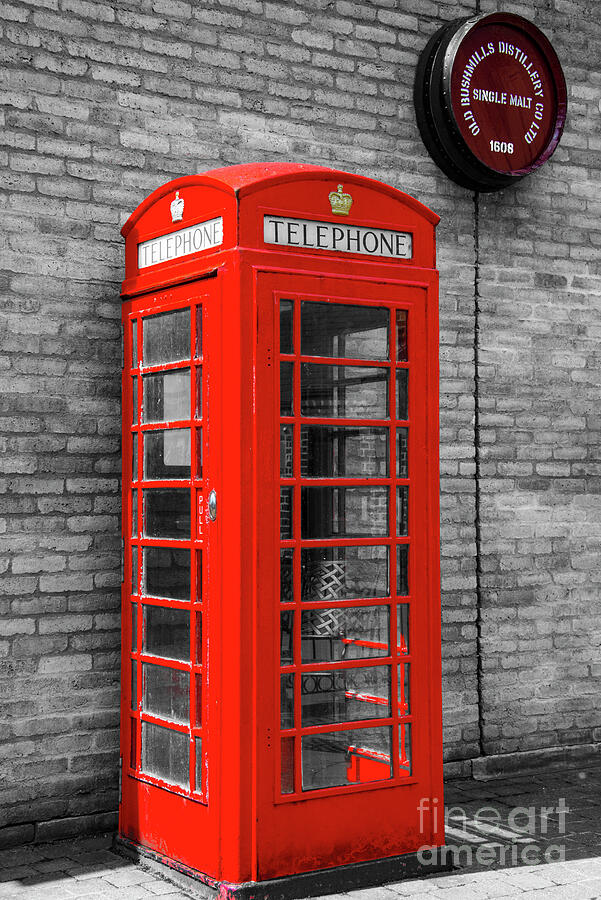 Bushmills Red Phone Booth 4 Photograph by Bob Phillips