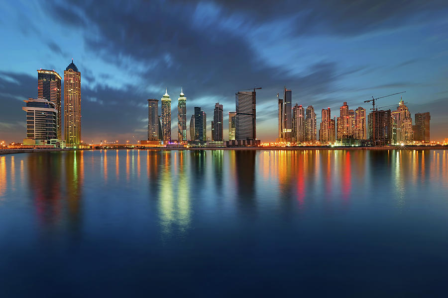 Business Bay Skyline Photograph by Enyo Manzano Photography