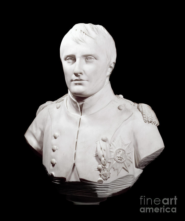 Bust Of Emperor Napoleon I Sculpture By Jean Antoine Houdon Photograph by Jean Antoine Houdon