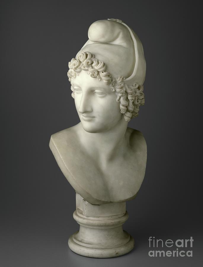 Bust Of Paris, 1809 Marble Photograph by Antonio Canova