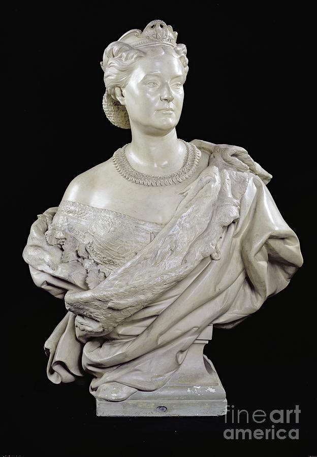 Bust Of Princess Mathilde Photograph by Jean Baptiste Carpeaux