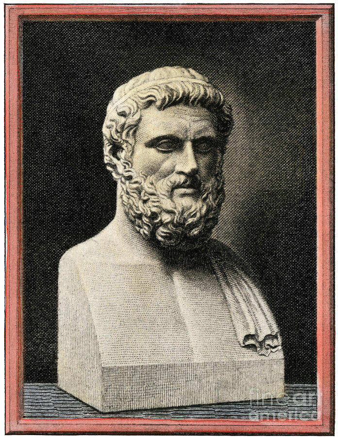 Bust Of Solon (640 Bc), Statesman Of Athenes Colour Engraving Drawing ...