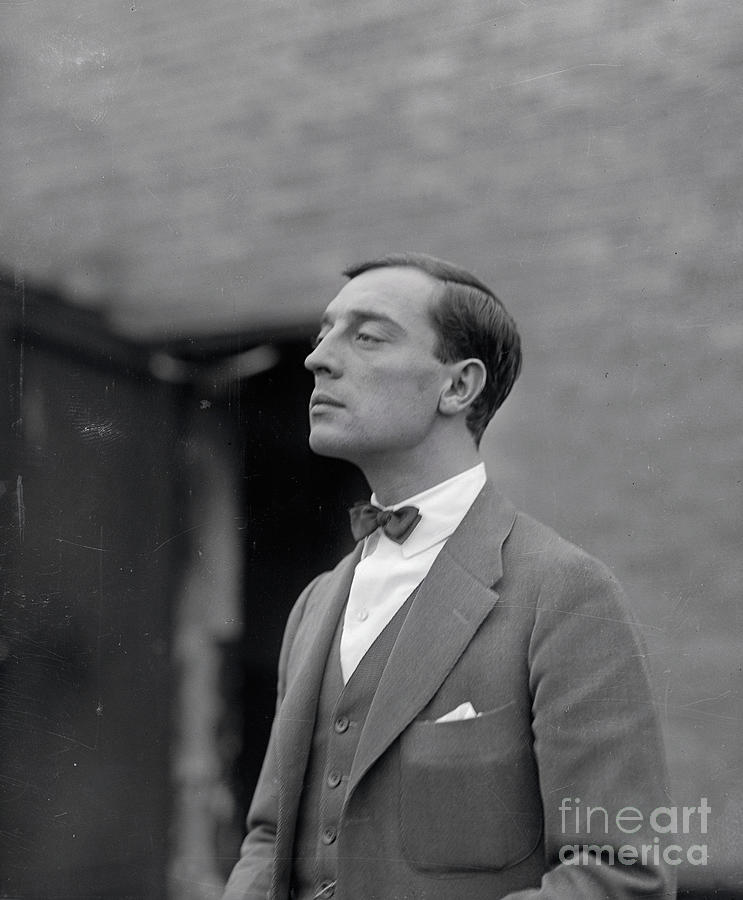 8x10 Print Buster Keaton Portrait #BKAG