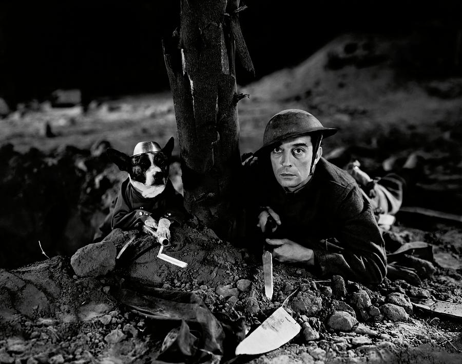 BUSTER KEATON in DOUGHBOYS -1930-. Photograph by Album