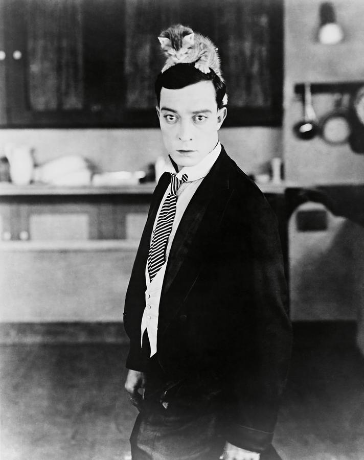 BUSTER KEATON in THE ELECTRIC HOUSE -1922-. Photograph by Album