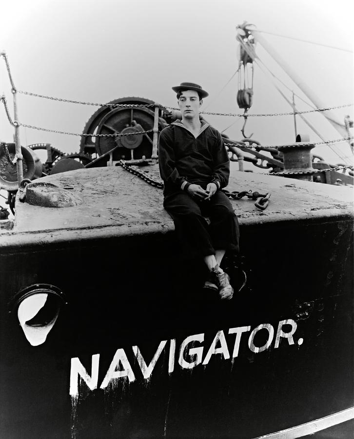 BUSTER KEATON in THE NAVIGATOR -1924-. Photograph by Album