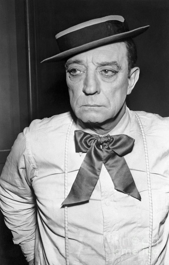Buster Keaton Looking Grim Photograph by Bettmann