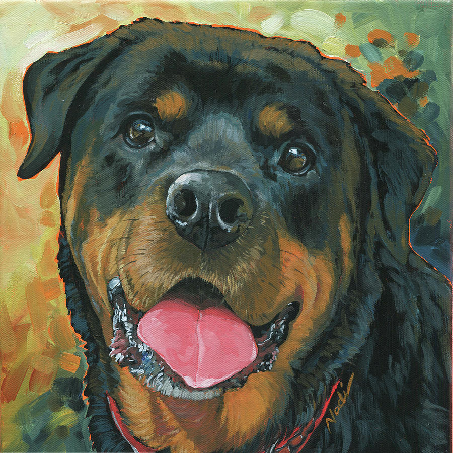 Buster Painting by Nadi Spencer