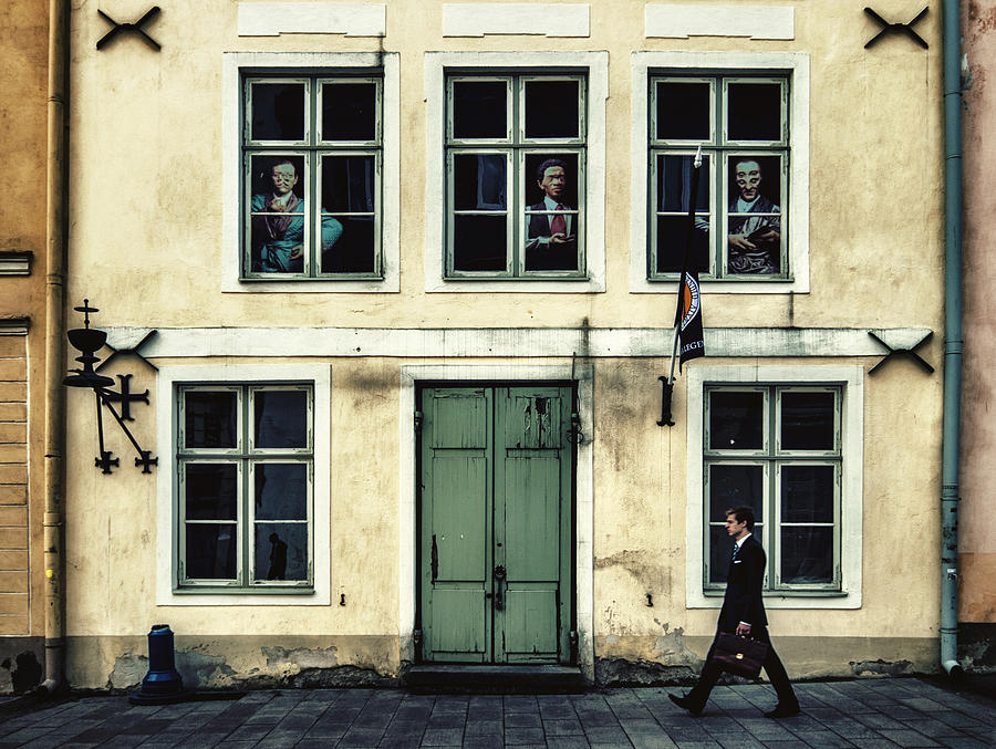 Busuness Man Tallinn Photograph by Vito Muolo