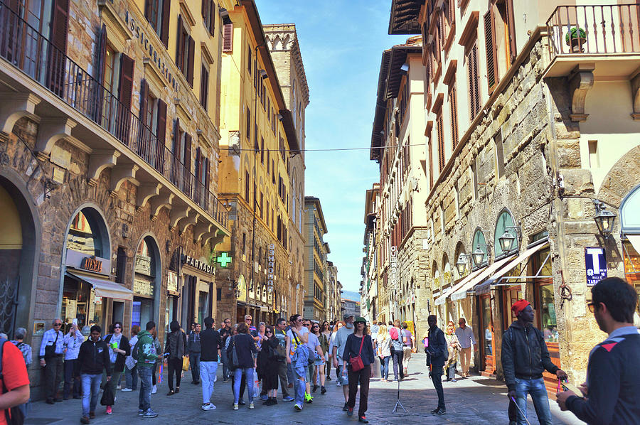 Busy Florence Streets Photograph by JAMART Photography