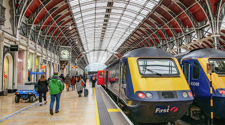 Busy Morning At Paddington Station Photograph by Marcy Wielfaert