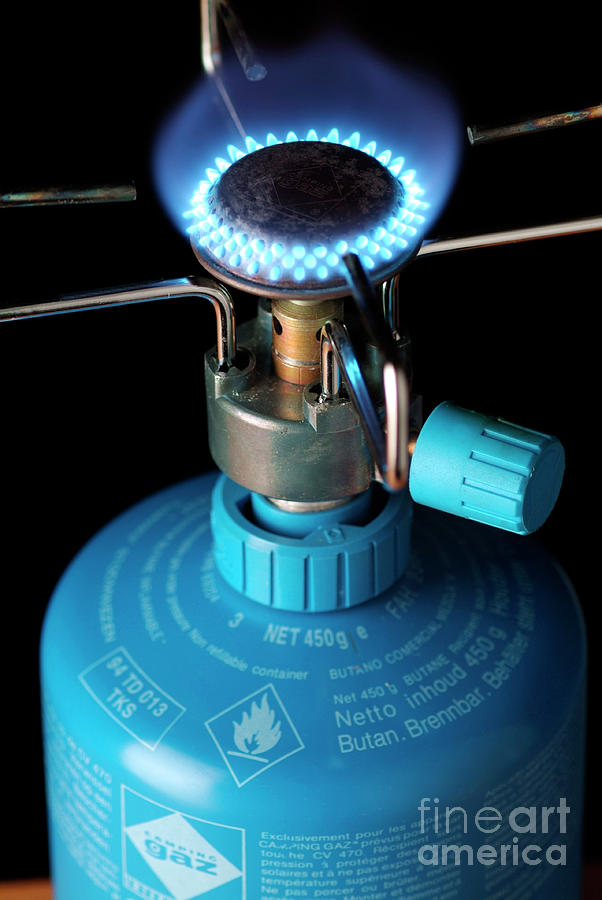 Butane Gas Camping Stove Photograph by Martyn F. Chillmaid/science Photo Library