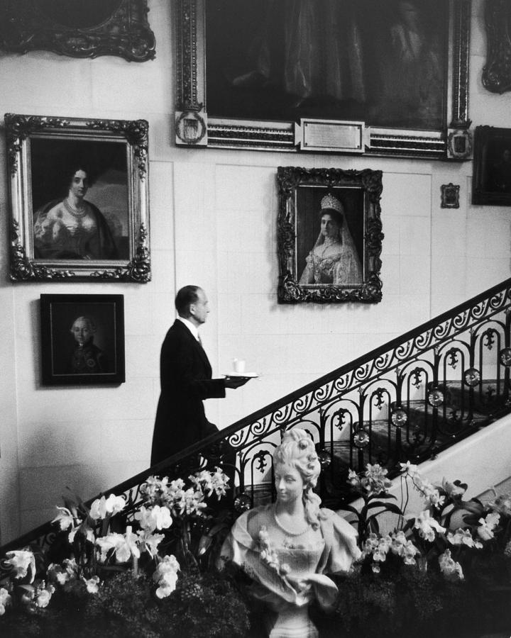 Butler At Hillwood Estate Photograph by Alfred Eisenstaedt Butler At Hillwood Estate Photograph by Alfred Eisenstaedt