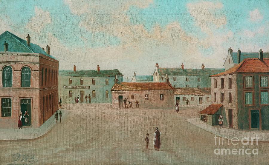 Butter Market And Market Tavern Painting by English School