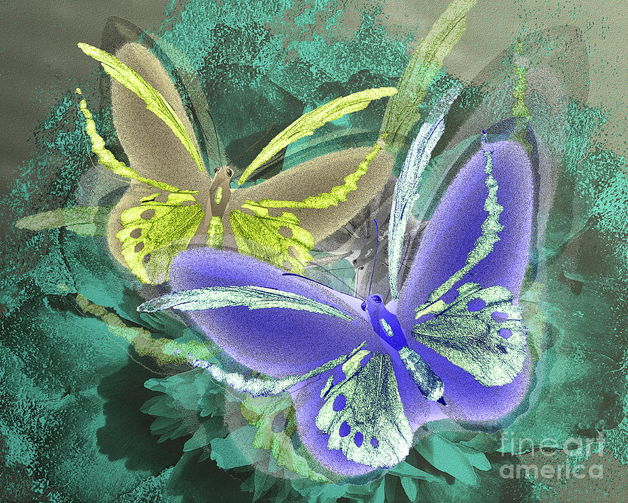 Butterflies Digital Art by Anthony Ellis