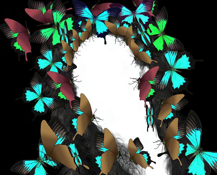 Butterflies From The Light Digital Art by Joan Stratton