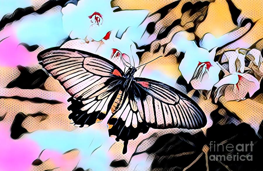 Butterfly Art Mixed Media by Rogue Art - Fine Art America