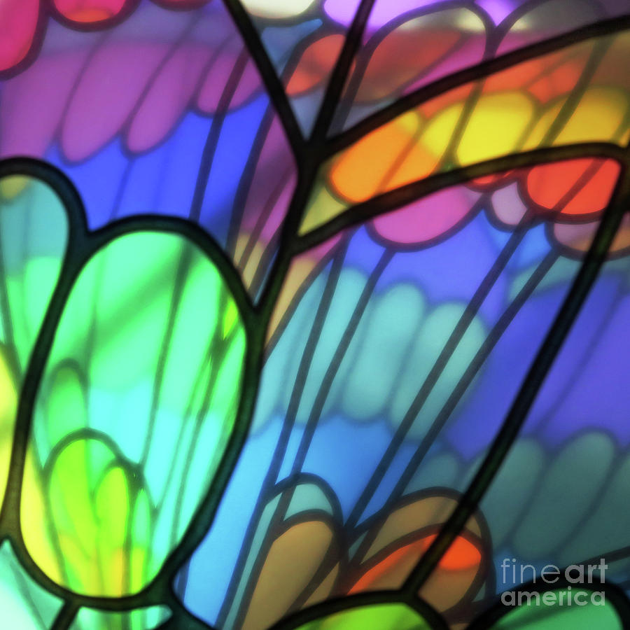Butterfly Baloon Abstract Square Photograph